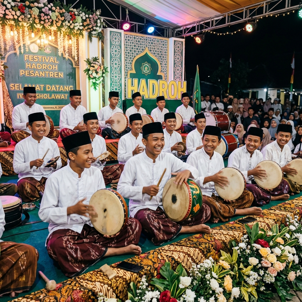 Pementasan Seni Hadroh Rebana